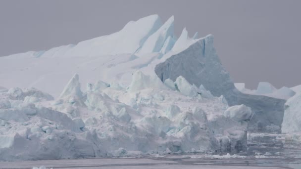Iceberg Hielo Frozen Mar Costa — Vídeos de Stock