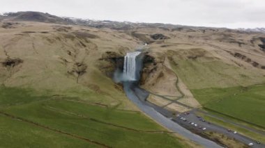 Şelale, Drone, River, Cliff, Peyzaj