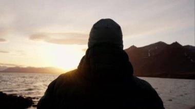 Siluet, İnsan, Günbatımı, Okyanus, Korku