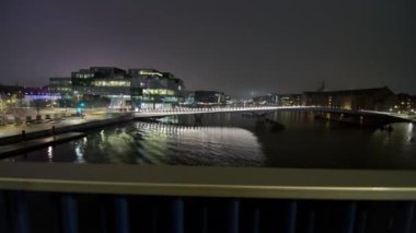 Kanal, Köprü, Şehir, Aydınlanmış, Kopenhag