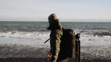 Yürüyüş, Adam, Karadeniz Sahili, Deniz, Sırt çantası