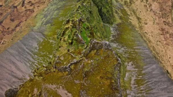 Eystrahorn Dağı Nın Keskin Sırtlarının Gündüz Görüşü Kuşların Uçtuğunu Kayalık — Stok video