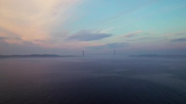 Günbatımı, Mavi, Deniz, Okyanus, Köprü