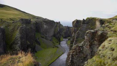 Fjadrargljufur, Canyon, River, Manzara, İzlanda