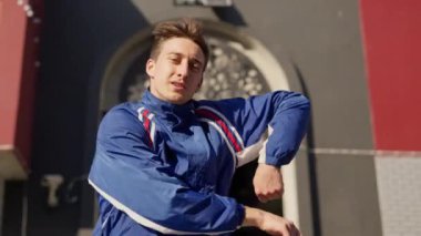 Man, Tracksuit, Hip Hop, Dancing, Flip