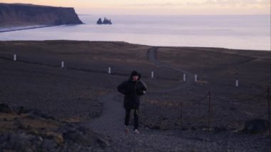 İnsan, Yürüyüş, Yol, Dyrholaey, İzlanda