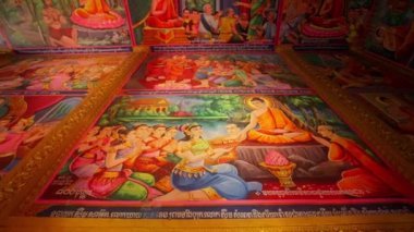 Budizm, Tapınak, Freskler, Buda, İç Kesimler