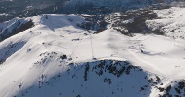 Drone, Snow, Peak, Mountains, Peyzaj