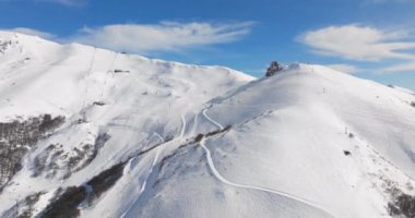 Drone, Snow, Mountain Peak, Majestic, Peyzaj