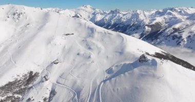 Drone, Snow, Mountain, Peyzaj, Peak