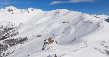 Drone, Peak, Mountain, Snow, Majestic