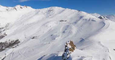 Drone, Mountain, Snow, Ski Resort, Peyzaj