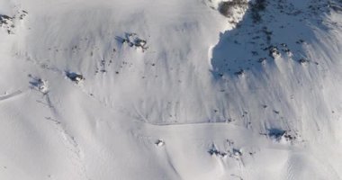 Drone, Snow, Cold, Mountain, Peyzaj