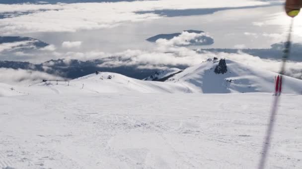 滑雪坡 — 图库视频影像