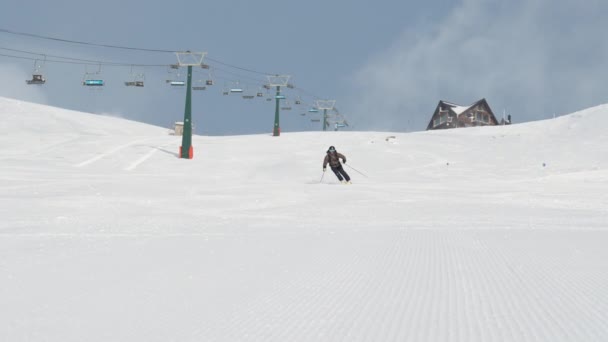 滑雪板 滑雪板 滑雪板 滑雪板 — 图库视频影像