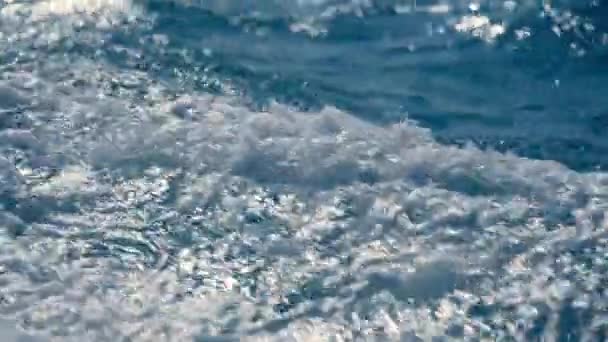 Видео Показывающее Океанские Течения Солнечными Лучами Таиланде — стоковое видео