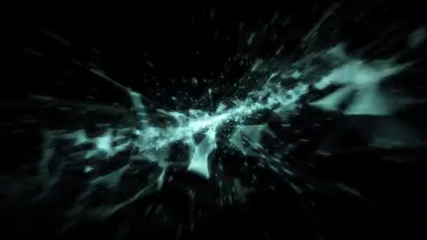 Uma Viagem Fascinante Pelo Cosmos Passando Por Encantadores Padrões Geométricos — Vídeo de Stock