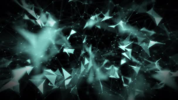 Обертається Вид Захоплення Складних Геометричних Візерунків Ліній Тлі Темного Фону — стокове відео