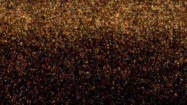 Çoğunlukla altın ve turuncu renklerde küçük, parlak lekeler koyu bir arkaplanda samimi ve ışıltılı bir görünüm oluşturur. Yanıp sönen ışıklar ya da sihirli toz görmek insanı hayrete düşürüyor ve meraklandırıyor.