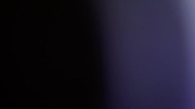 Çerçevenin kenarlarında koyu mavi, açık mavi ve mor bir gradyan ile çoğunlukla parlak beyaz ile karakterize bir lens fişeği çerçevenin yaklaşık yarısını kaplar.