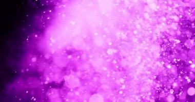 Yumuşak odaklı bokeh arasında dans eden mor kıvrımlı parçacıkların büyüleyici bir karışımı, dingin ve büyüleyici bir görsel senfoni yaratıyor.