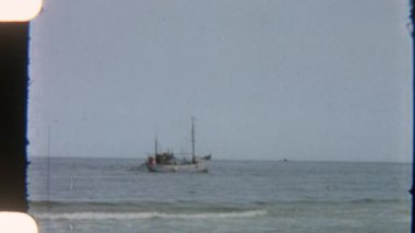 Deniz kenarındaki balıkçı tekneleri avlarını büyük bir okyanus ufkuna doğru getiriyorlar ve kıyı balıkçılığının özünü yakalıyorlar.