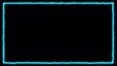 Pürüzsüz, parlak bir ışık sınırı. Karanlık bir zemin üzerinde sabit, parlak bir ışık. Fütürist ve teknoloji temalı görseller için mükemmel.