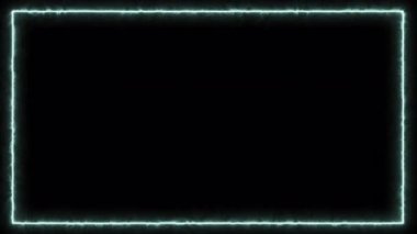 Pürüzsüz, mavimsi beyaz bir çerçeve yumuşak, narin bir parıltı yayar, koyu bir arkaplana karşı minimalist ve zarif bir görüntü yaratır.