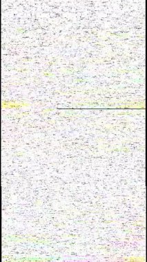 Statik parazit ve yatay gürültü hatlarıyla bir VHS bant arızası, ekranda nostaljik bir retro bozulma yaratıyor.