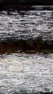 Nostaljik bir VHS statik doku videosu klasik gürültü ve özgün sinyal objeleri, titreşen tahıl ve retro estetik için bozulma ile klasik analog titreşim yakalamak