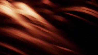 Parlayan soyut ateş iplikleri, karanlık bir arkaplana karşı zarafetle eğilip dinamik ve büyüleyici bir görsel etki yaratır.