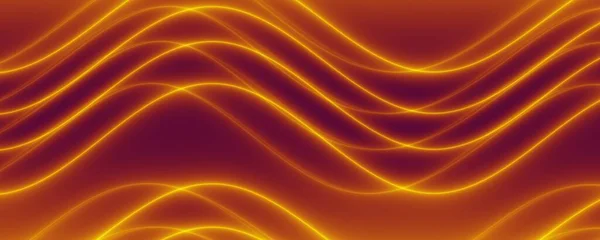 深橙色波浪假日艺术网站头版 — 图库照片