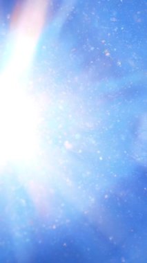 Vertical video art blue outer space abstract fantasy blue backgrounds