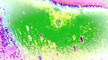 Crazy punk art abstract dusty colorful animation banner