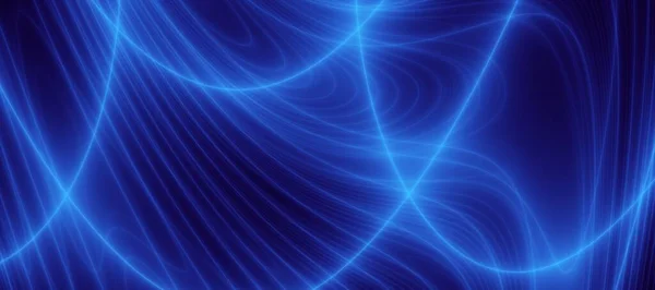 Energia Fluida Abstrato Padrão Cabeçalho Azul Escuro — Fotografia de Stock