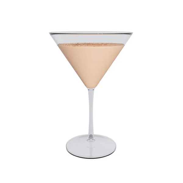 Alexander Cocktail Trinken Auf Basis Von Brandy Kakaocreme Und Muskatnuss — Stockfoto