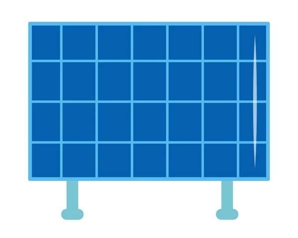 太阳能电池板图标 在白色背景上孤立的向量图 — 图库矢量图片