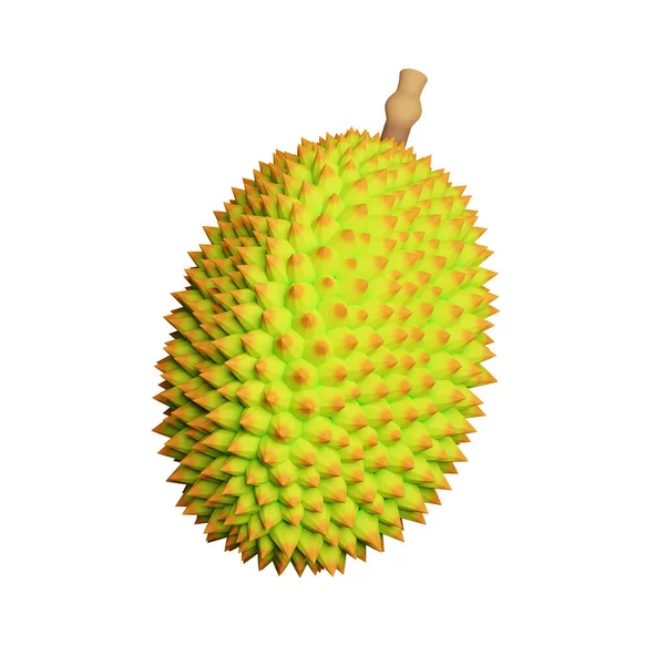 Duriański Tajski Owoc Renderowanie — Zdjęcie stockowe