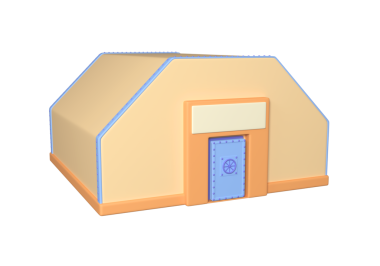 3 boyutlu beton sığınak, sığınak. Yeraltı sığınağında yataklar, savaş ya da nükleer kirlilik sırasında insanların hayatta kalabilmesi için gıda. 3d oluşturma