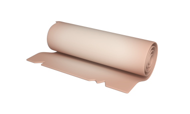 Eski kağıt parşömen. Antik papirüs ya da el yazması. 3d oluşturma