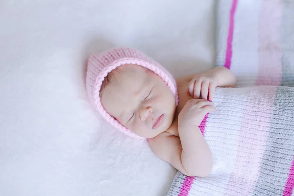 Pacifico Bebé Recién Nacido Dormido Semanas Edad Belleza Pura — Foto de Stock