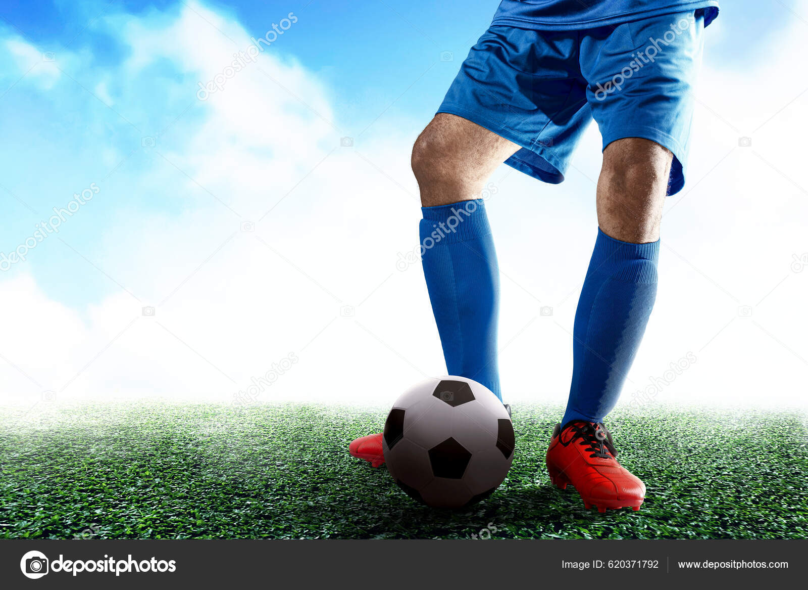 Jogador de Futebol, Bola e Campo.  Jogadores de futebol, Futebol