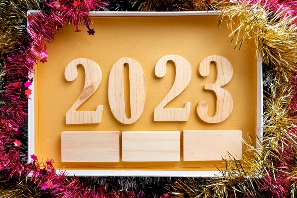 2023 Inne Presentförpackningen Gott Nytt 2023 — Stockfoto