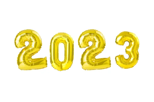 2023 Con Fondo Blanco Feliz Año Nuevo 2023 — Foto de Stock