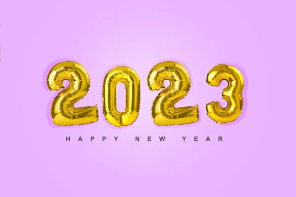2023 Com Fundo Colorido Feliz Ano Novo 2023 — Fotografia de Stock