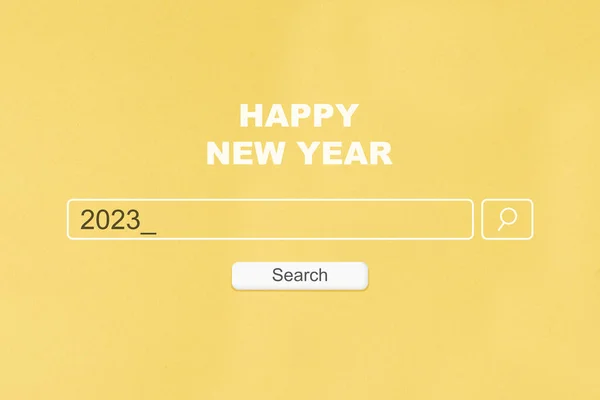 展望2023年 新年快乐2023 — 图库照片