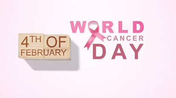 Fitas Roxas Com Fundo Colorido Dia Mundial Cancro — Fotografia de Stock