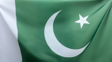 Pakistan flag waved. Pakistan Resolution Day
