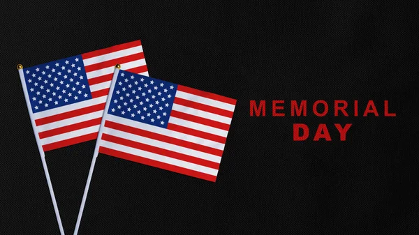 American national flag for memorial day. Memorial day concept