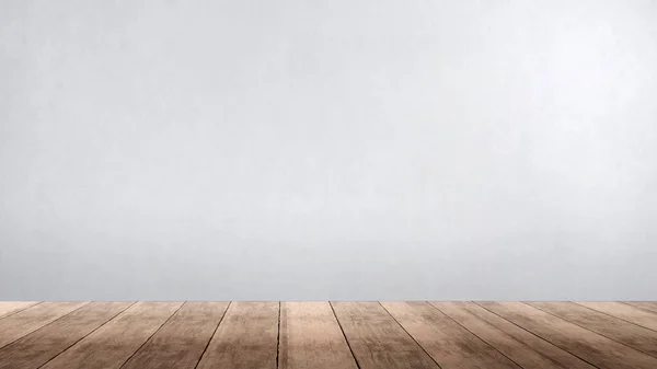 Деревянный Пол Белом Фоне — стоковое фото